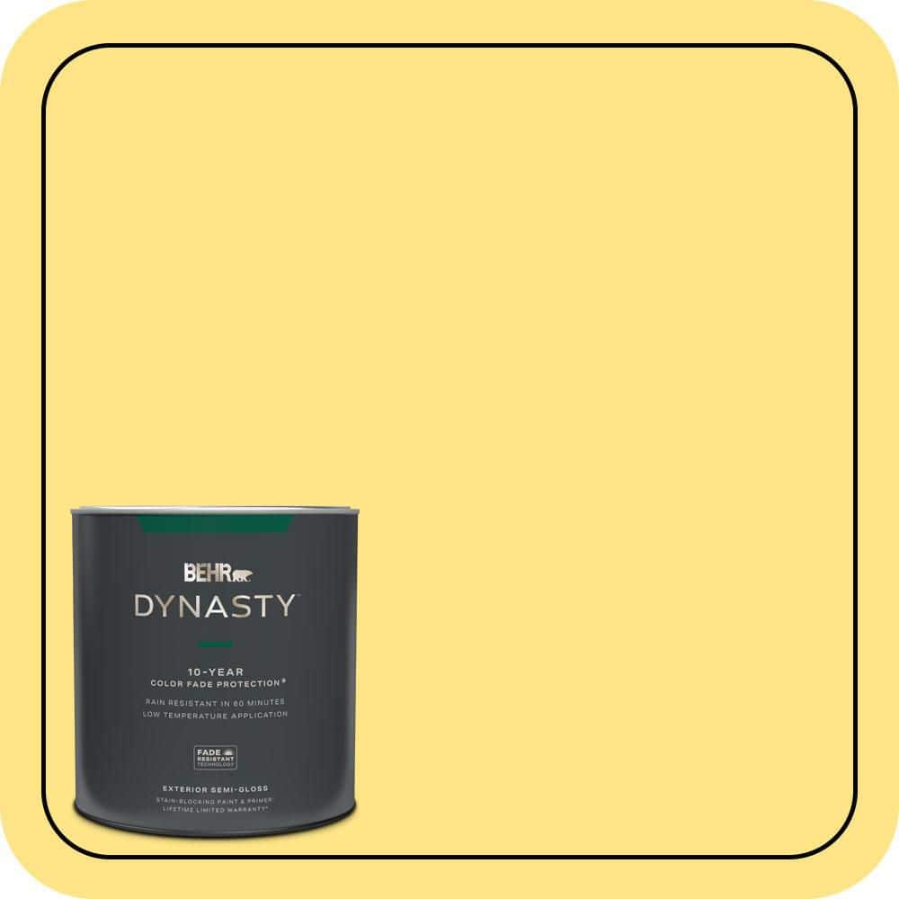 BEHR DYNASTY 1 qt. #P300-5 Upbeat Semi-Gloss Enamel Exterior Stain-Blocking Paint & Primer