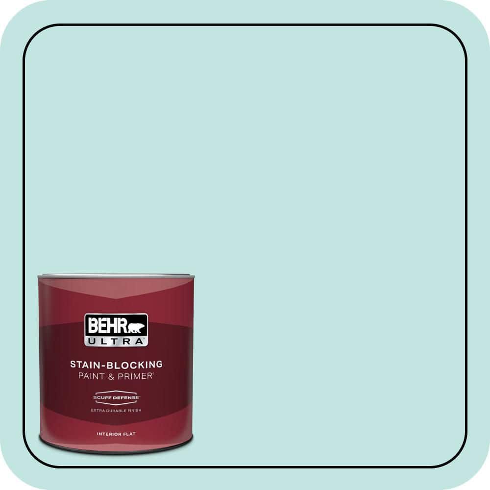 BEHR ULTRA 1 qt. #510C-2 Windwood Spring Extra Durable Flat Interior Paint & Primer