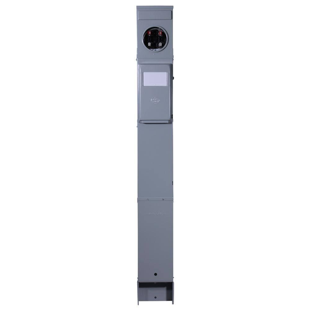 Midwest Electric Products 100A Metered RV Earth Burial Pedestal 5-Space with 50/30 Amp RV Recepts, 20 Amp GFCI Recept and Light (M075CP6L10) (3)