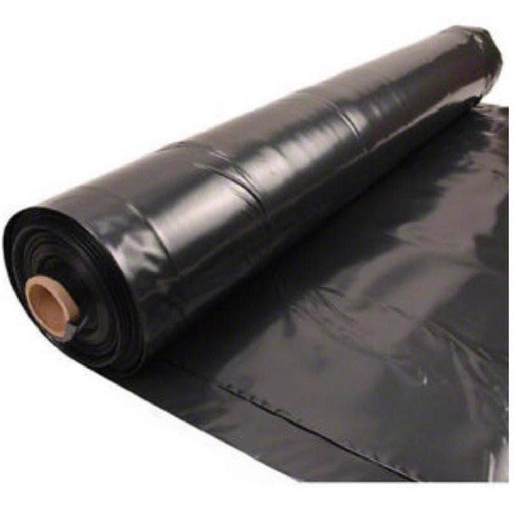 Film-Gard Plastic Sheeting 4 mil X 6 ft. x 100 ft. Polyethylene Black 1 pk (3)
