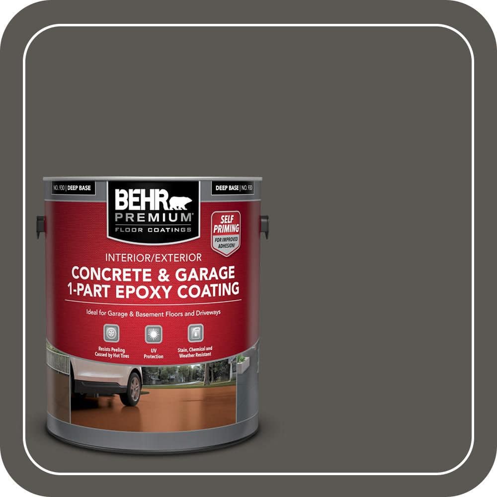 BEHR PREMIUM #MQ2-62 Self-Priming 1-Part Epoxy Satin Interior/Exterior Concrete and Garage Floor Paint (1)