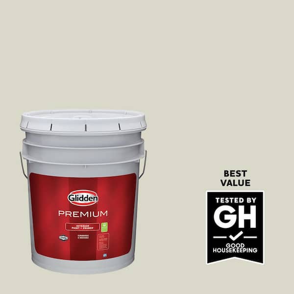 Glidden Premium 5 gal. #PPG1029-2 Veil Of Dusk Satin Interior Latex Paint (2)