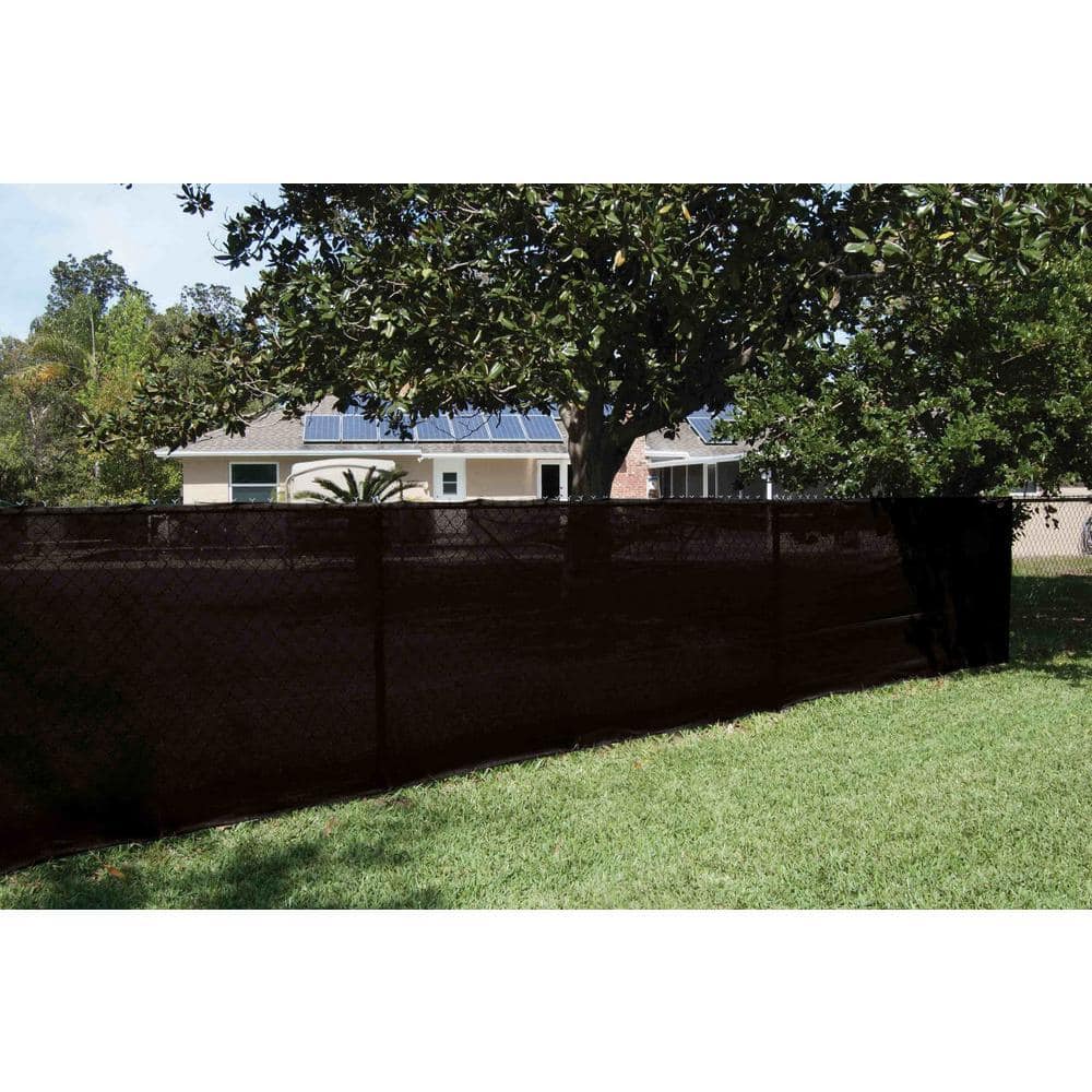 Unbranded 68 in. Mesh Fabric Privacy Fence Screen with Integrated Button Hole
