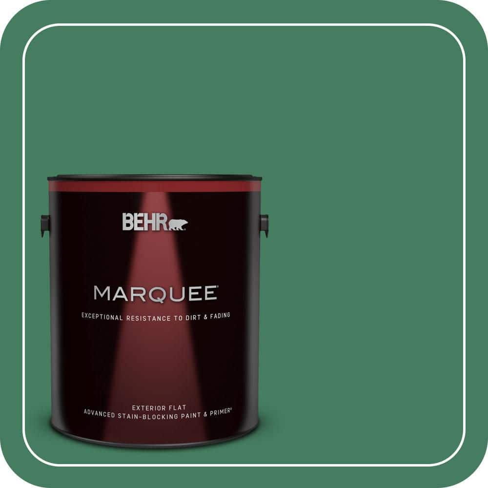 BEHR MARQUEE 1 gal. #470D-6 Greenbelt Flat Exterior Paint & Primer (1)