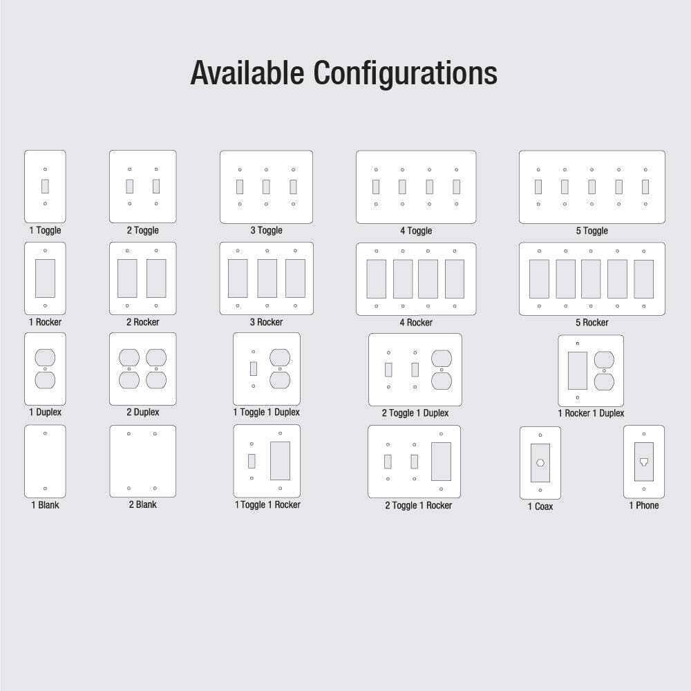 AMERELLE Declan Gang Phone Steel Wall Plate (4)
