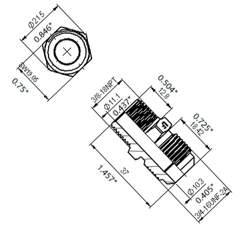 Everbilt 1/2 in. Flare x 3/8 in. MIP Brass Adapter Fitting (2)