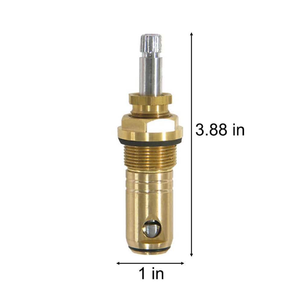 Everbilt 3 7/8 in. 22pt Broach Left Hand Stem for American Standard (3)