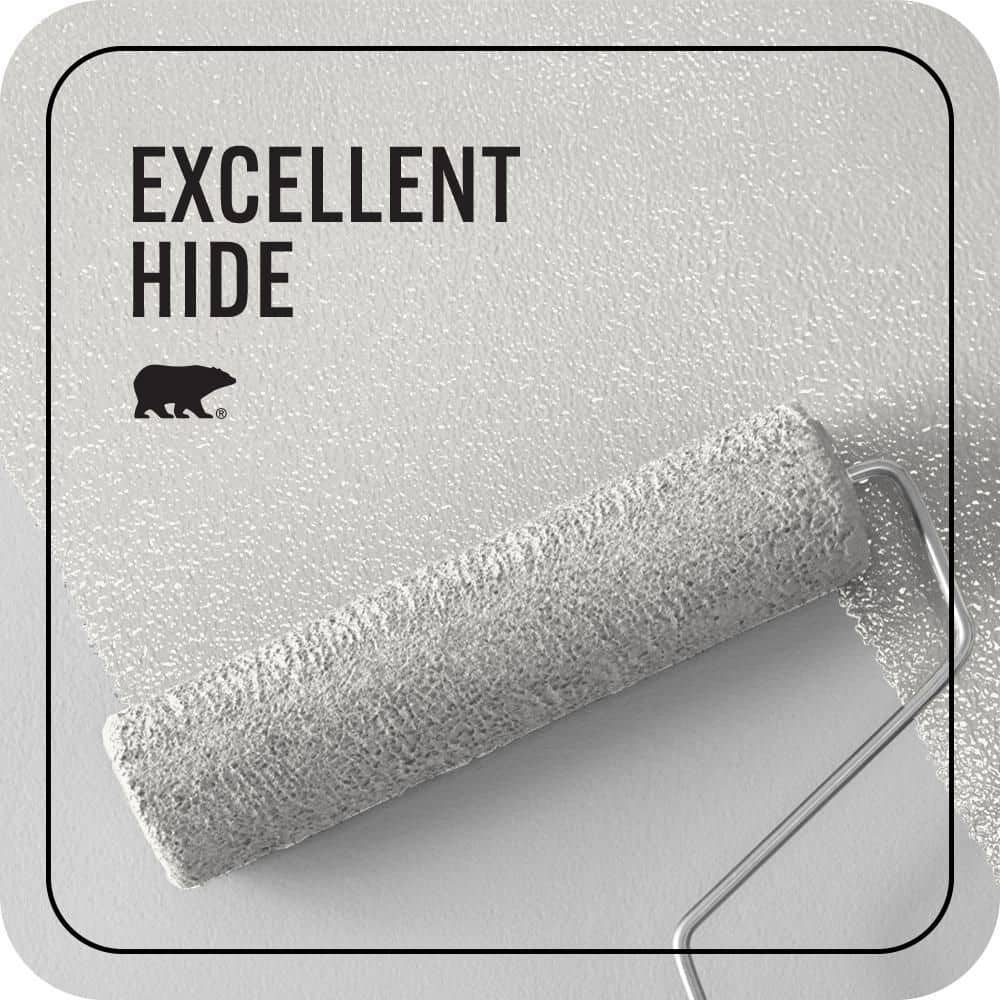 BEHR PREMIUM PLUS 5 gal. Designer Collection #DC-001 Whipped Cream Ceiling Flat Interior Paint & Primer (2)