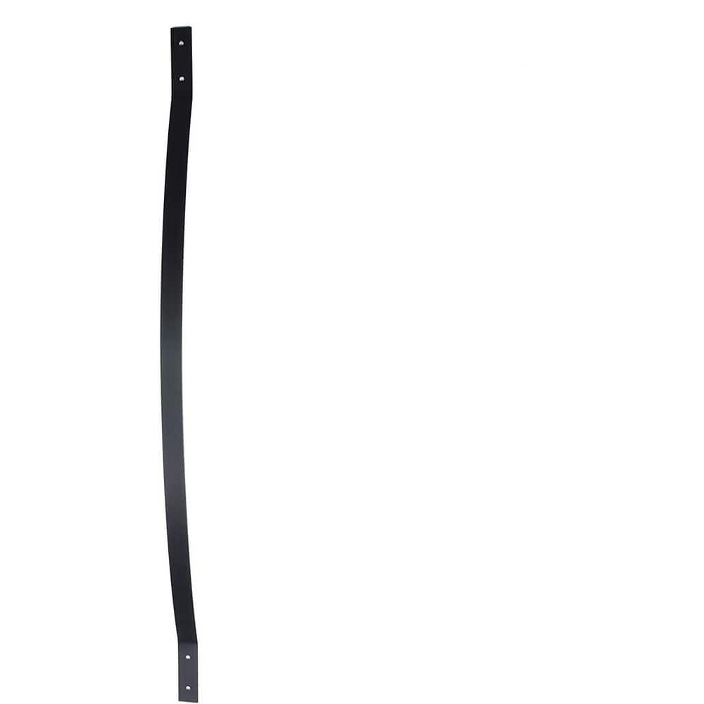 Afoxsos 5 in. x 33 in. Black Iron Stair Railing Kit for Wood Composite Aluminum Deck Porch Fencing Railings 50 Pack (3)
