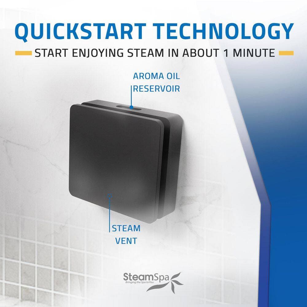 SteamSpa Oasis Series Steam Generator with Continuous Steam Plus Easy Touch Pad (4)