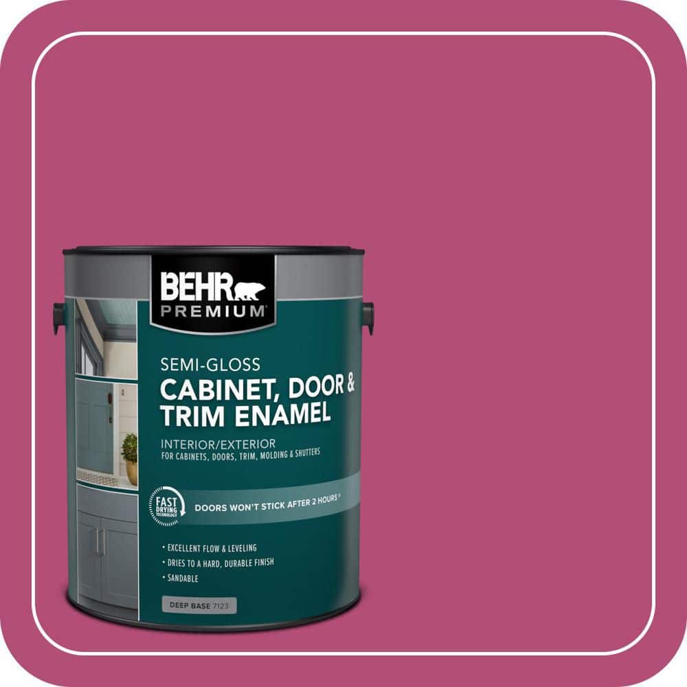 BEHR PREMIUM 1 gal. #P120-6 Diva Glam Semi-Gloss Enamel Interior/Exterior Cabinet, Door & Trim Paint