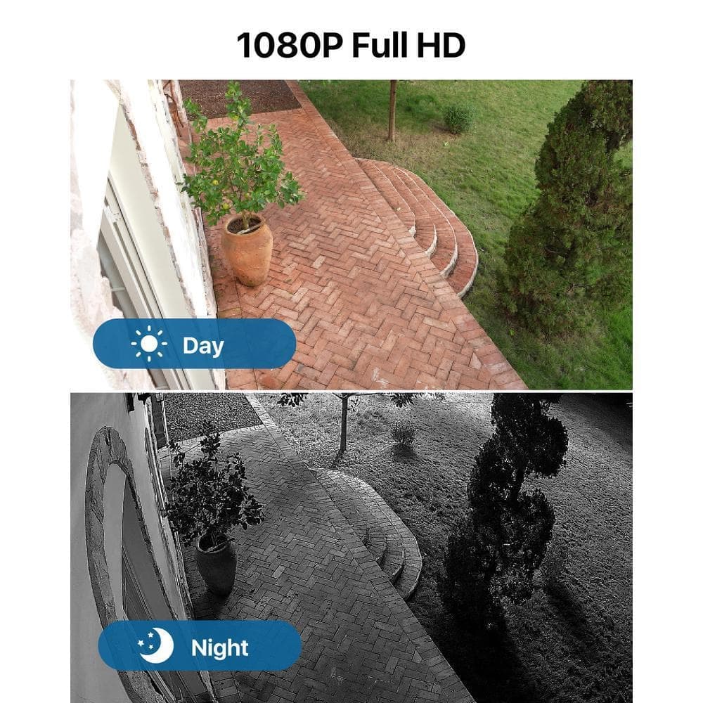 LOOCAM 1080P 8 Channel DVR Wired Security Camera System with 1TB Hard Drive, Smart Human Vehicle Detection, Night Vision (3)
