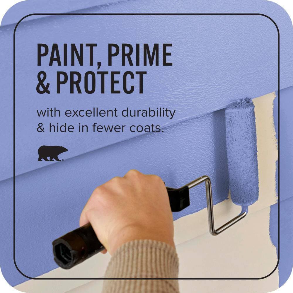BEHR ULTRA 1 qt. #P540-5 Pansy Garden Semi-Gloss Enamel Exterior Paint & Primer (3)