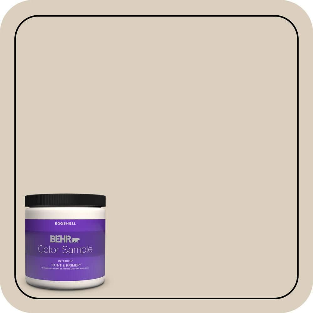 BEHR PREMIUM PLUS #BWC-25 Sandy Clay Enamel & Primer Color Sample (1)