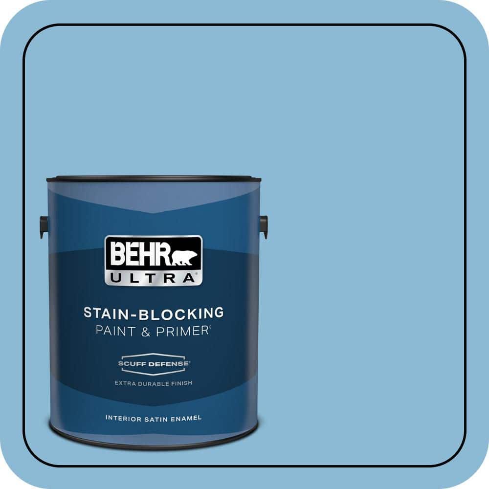 BEHR ULTRA 1 gal. #MQ5-55 Simply Posh Extra Durable Satin Enamel Interior Paint & Primer