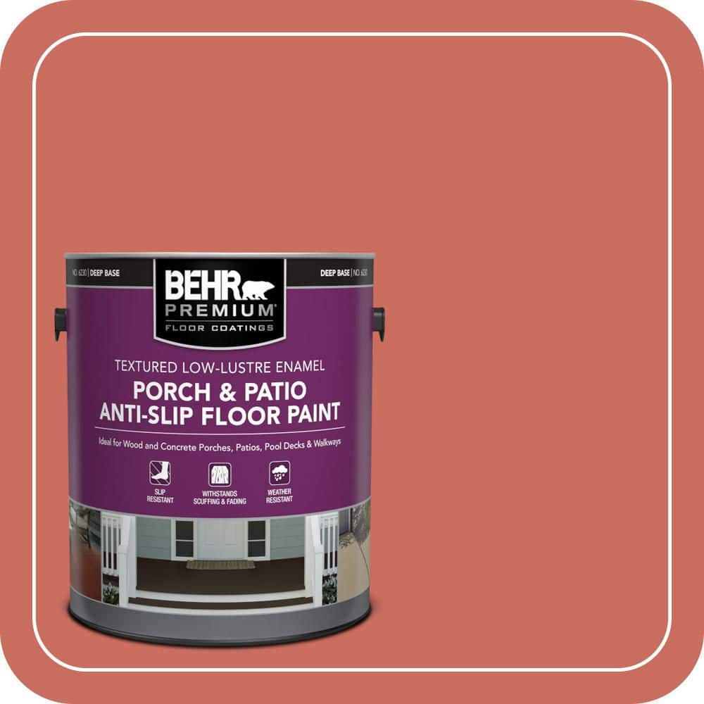 BEHR PREMIUM #M170-6 Textured Low-Lustre Enamel Interior/Exterior Porch and Patio Anti-Slip Floor Paint (1)