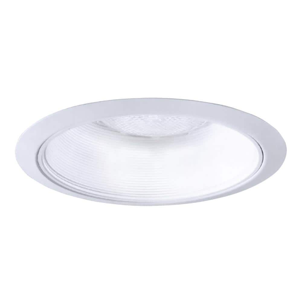 HALO 310 Series 6 in. White Recessed Ceiling Light Fixture Trim with Coilex Baffle (2)
