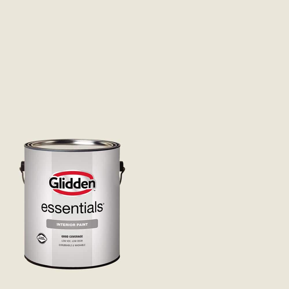 Glidden Essentials 1 gal. PPG1101-1 China White Eggshell Interior Paint