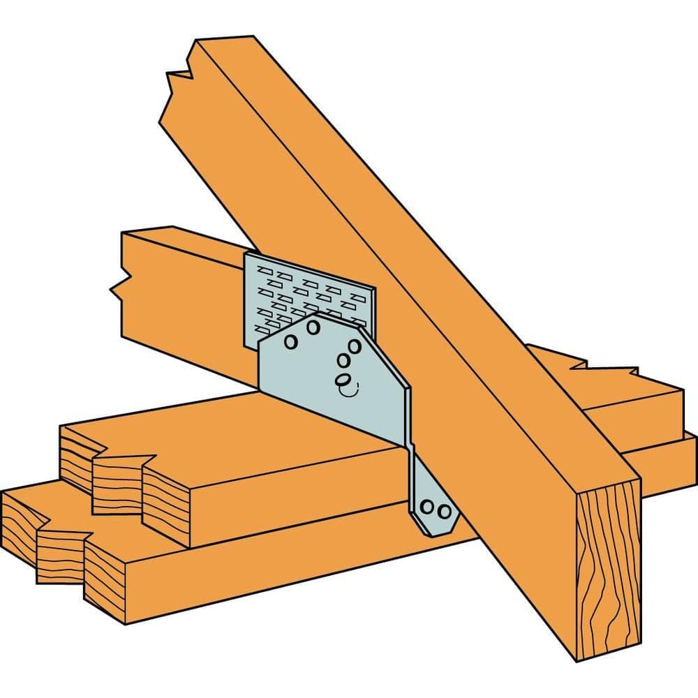 Simpson Strong-Tie 18-Gauge Galvanized Saddle Rafter Tie (2)