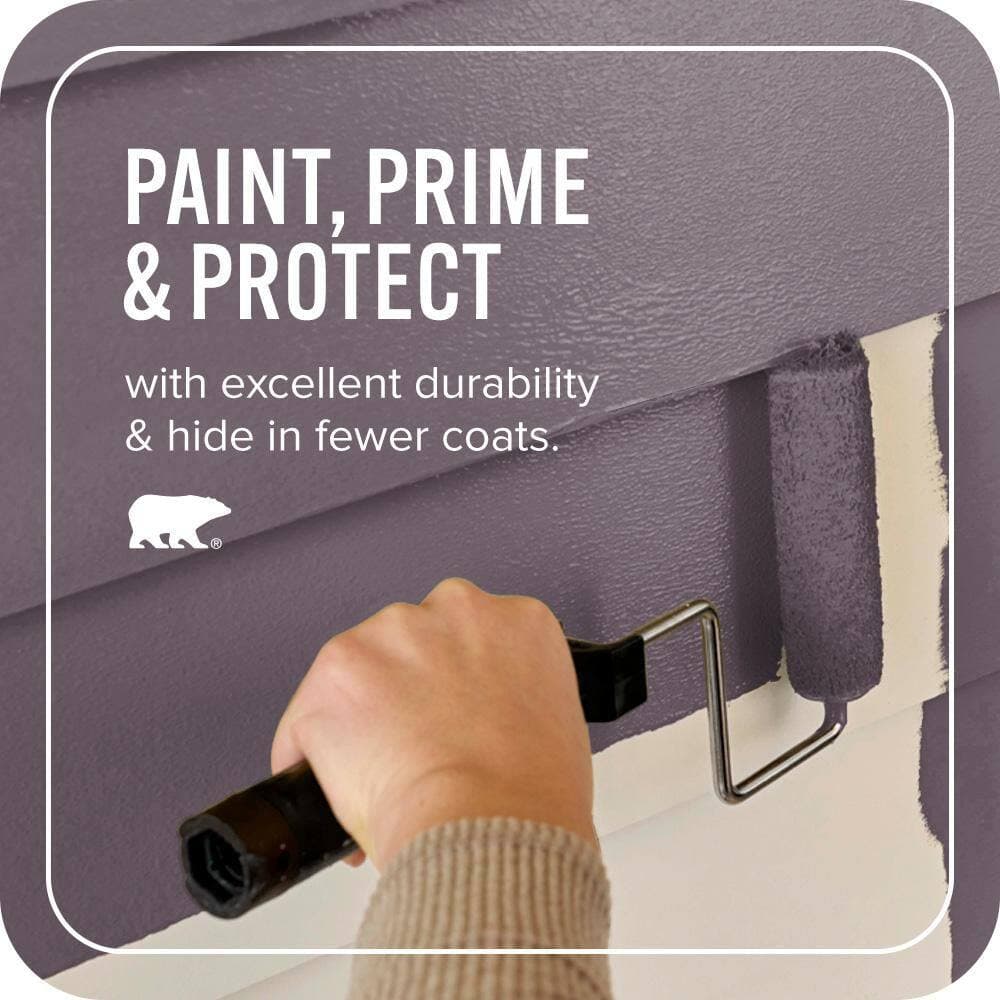 BEHR ULTRA 1 gal. #690F-7 Indulgent Satin Enamel Exterior Paint & Primer (3)