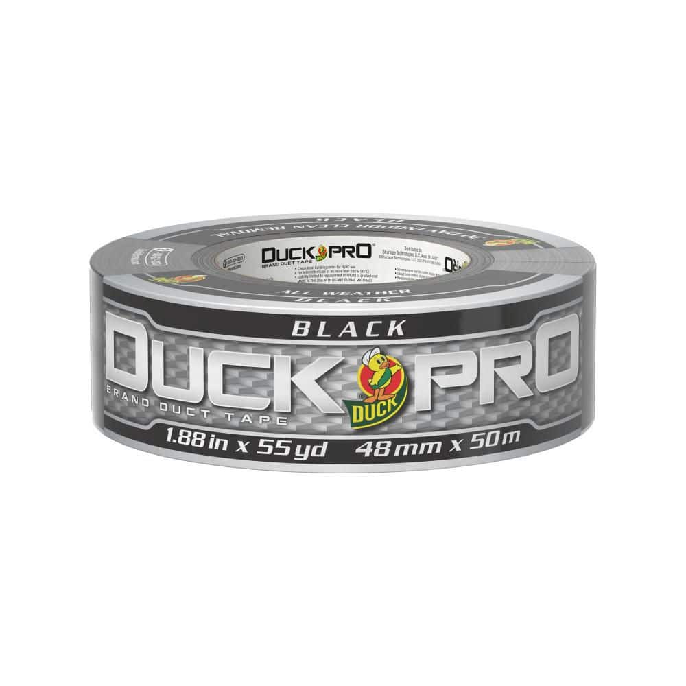 Duck Pro 1.88 in. x 55yd Black Duct Tape