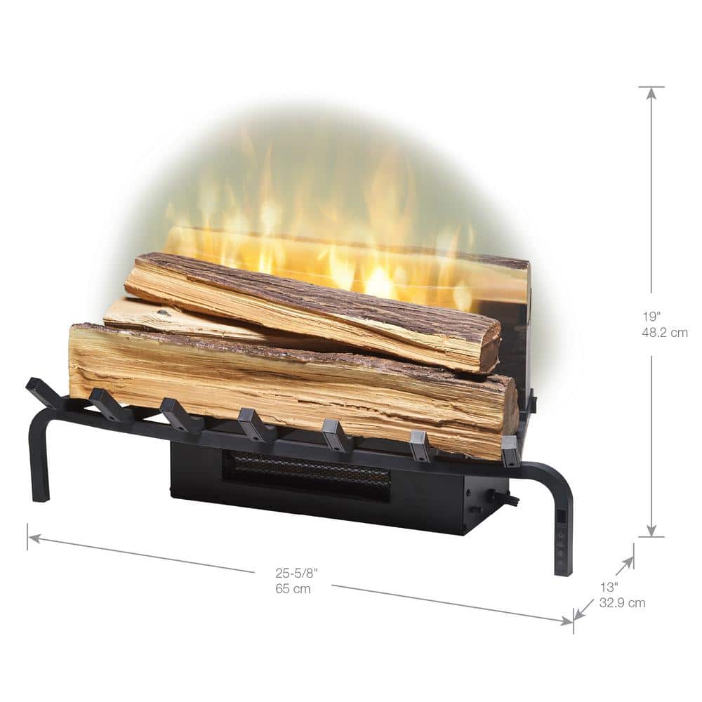 Dimplex Revillusion 25 in. Electric Fireplace Insert Fresh Cut Log Set (2)