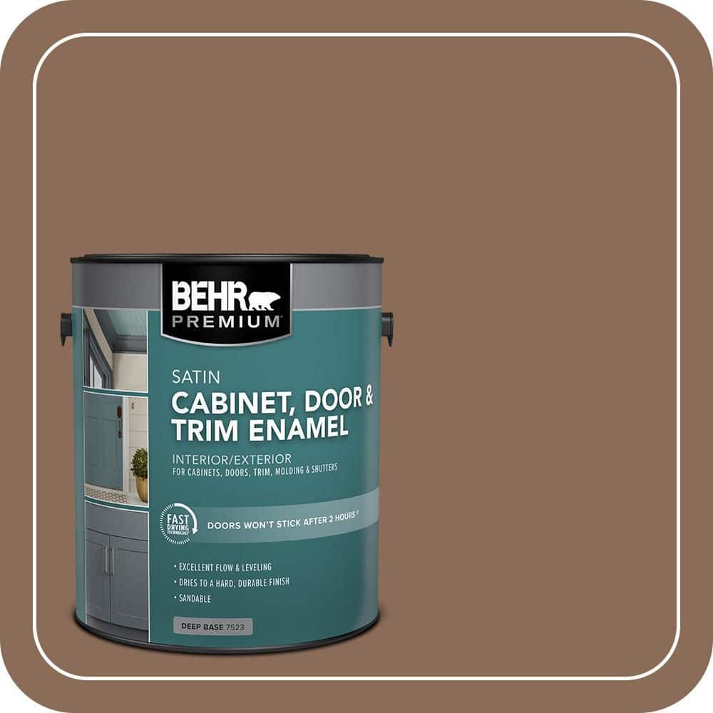BEHR PREMIUM 1 gal. #MQ2-43 Antiquities Satin Enamel Interior/Exterior Cabinet, Door & Trim Paint