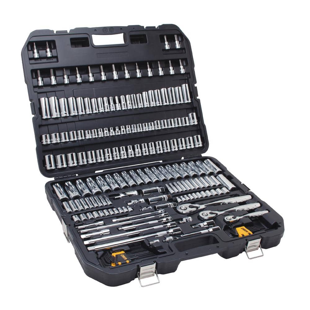 DEWALT Chrome Vanadium Mechanics Tool Set (192-Piece) and Compound Pliers Set (3-Piece) (3)