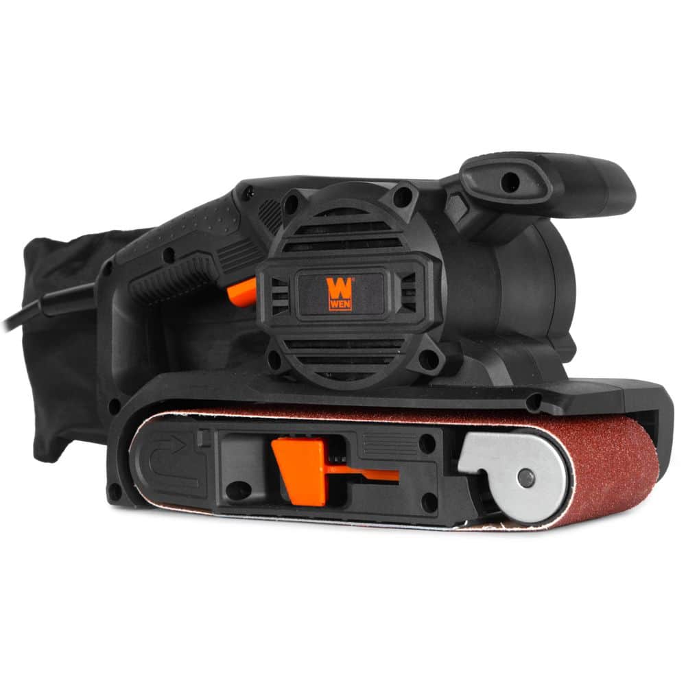 WEN 7.5 Amp Corded 3 in. x 21 in. Variable Speed Handheld Portable Belt Sander
