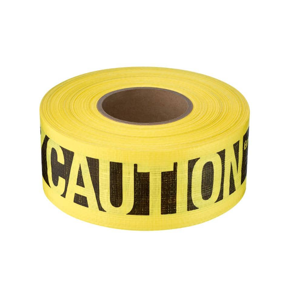 Empire 3 in. Reinforced Caution Tape