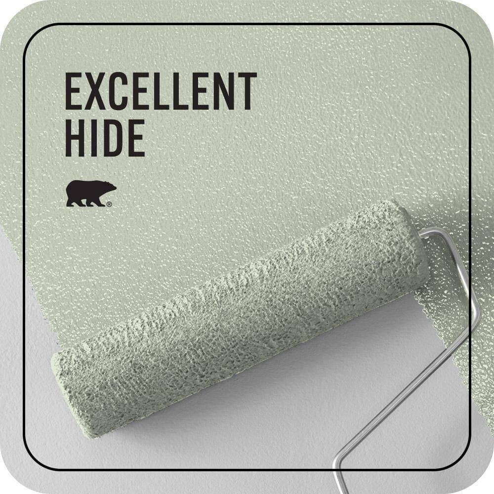 BEHR PREMIUM PLUS 1 gal. #M370-2 Cabbage Leaf Ceiling Flat Interior Paint & Primer (2)