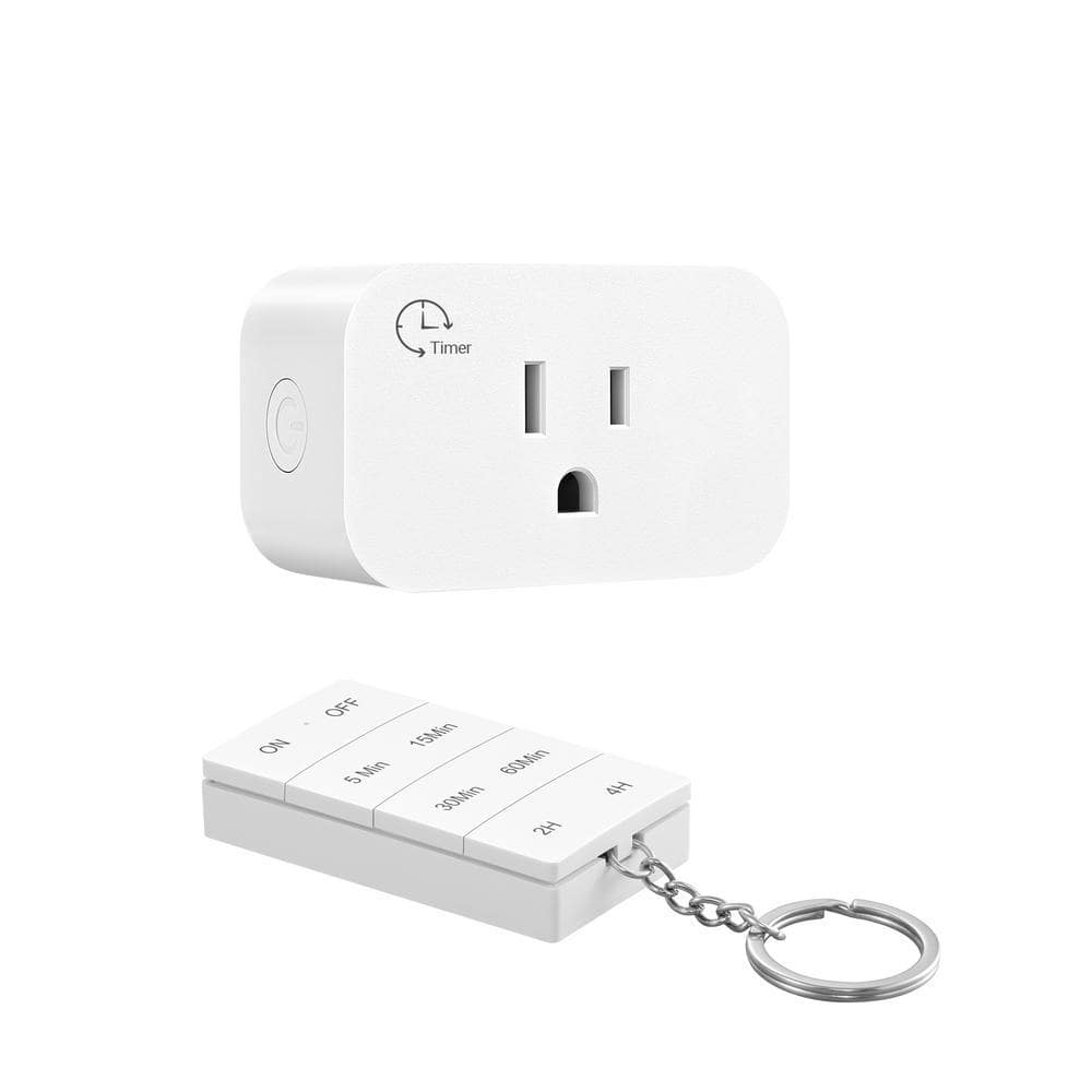 DEWENWILS Wireless Indoor Remote Control Outlet Switch with Timer and 1-Remote (1)