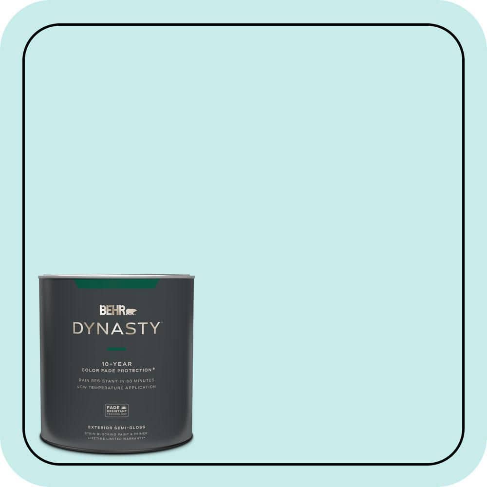 BEHR DYNASTY 1 qt. #P460-1 Morning Sky Semi-Gloss Exterior Stain-Blocking Paint & Primer