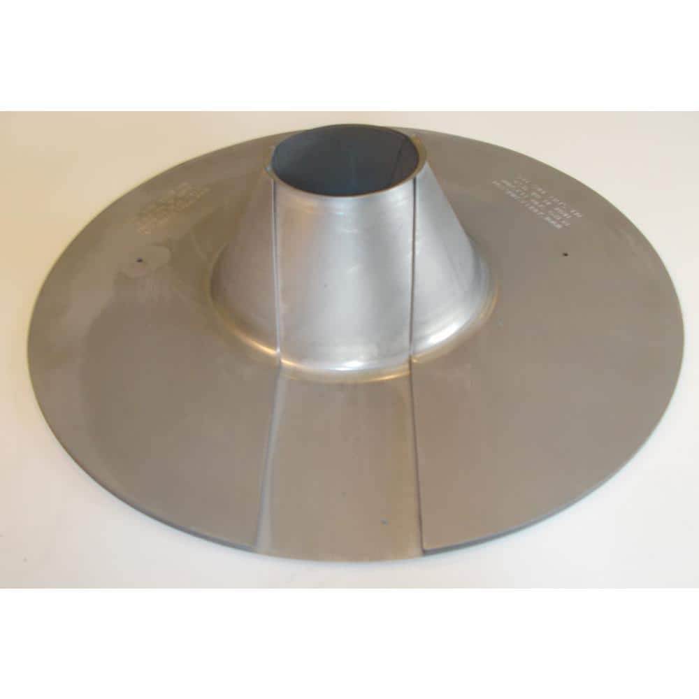 ALL STYLE INDUSTRIES LLC All Style Retro-Spin Galvanized Steel Roof Flashing for 2.5" (2 7/8" OD) maximum Electric Service Mast Conduit Pipe (3)