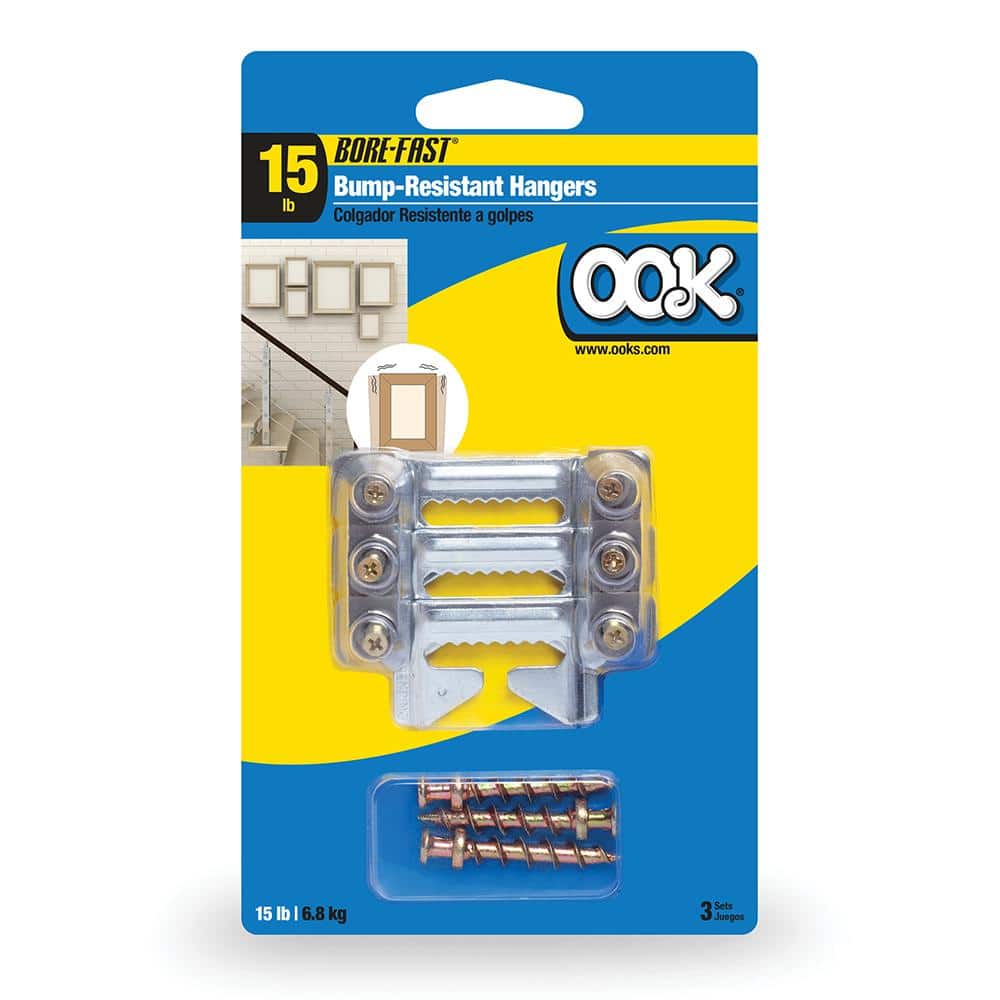 OOK 1.6 in. 3-Set Bump/Shock Resistant Sawtooth and Borefast Threaded Dual Head Combo (3)