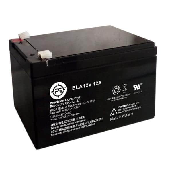 Unbranded 12-Volt 12 Ah Lead Acid Battery (3)