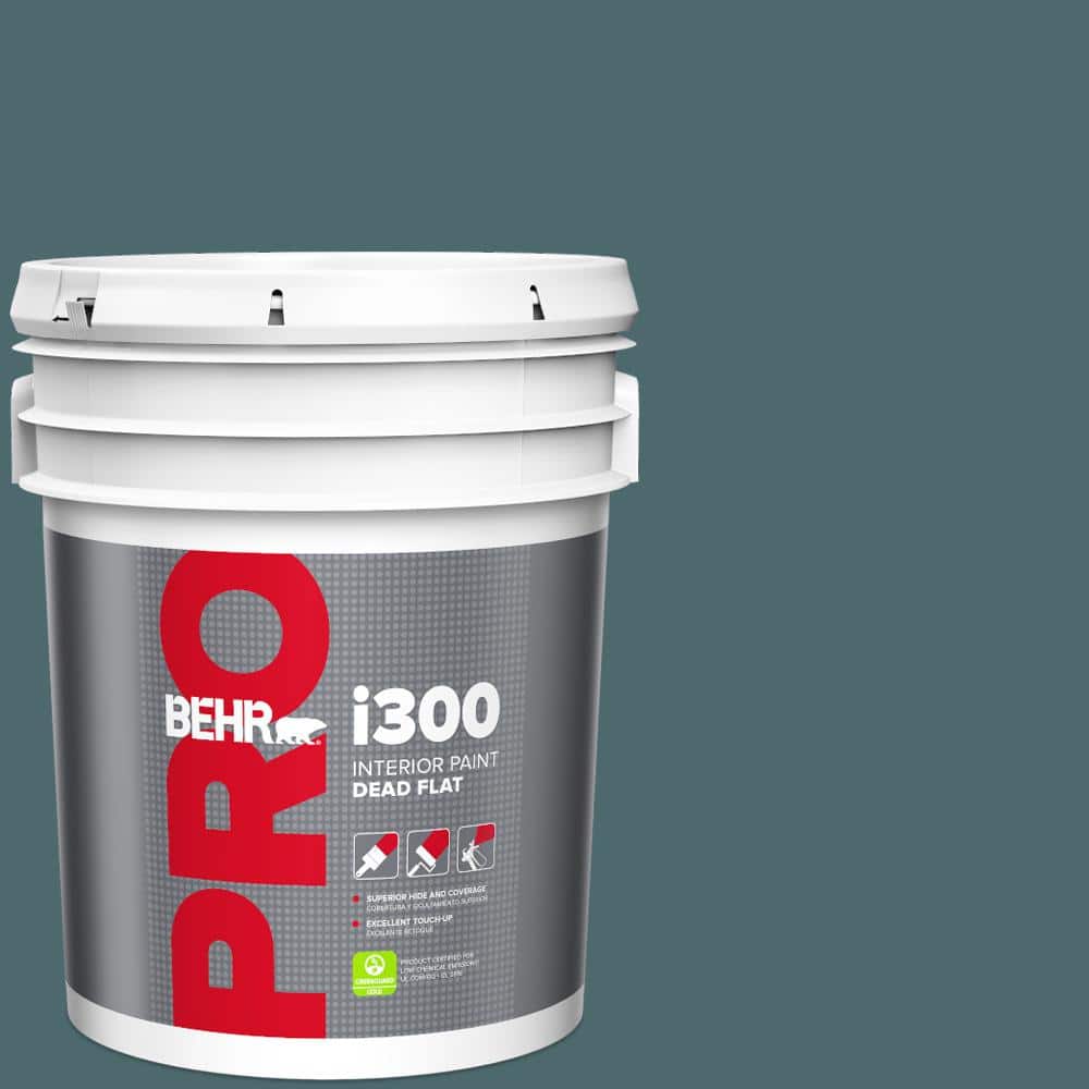 BEHR PRO 5 gal. #510F-6 Solitude Dead Flat Interior Paint