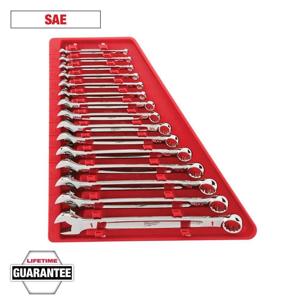 Milwaukee Combination Wrench Mechanics Tool Set