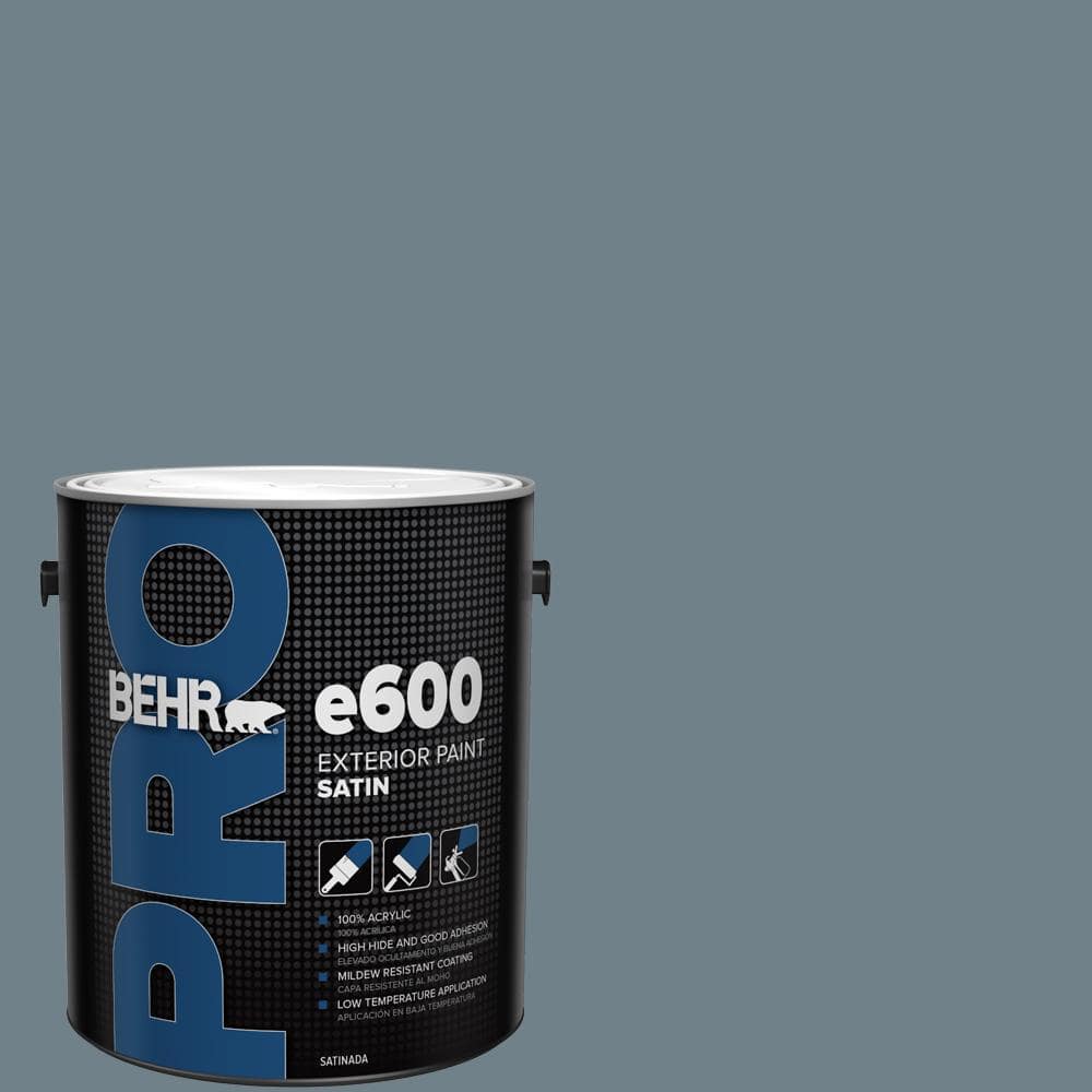 BEHR PRO 1 gal. #PPU13-04 Atlantic Shoreline Satin Exterior Paint (1)