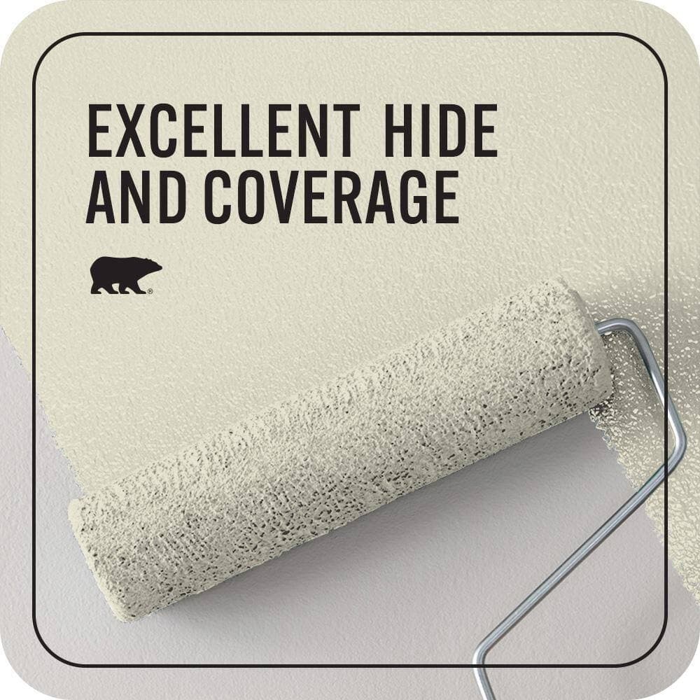 BEHR PREMIUM PLUS #S350-1A Cool Honeydew Enamel EcoMix Plant-Based & Primer (2)