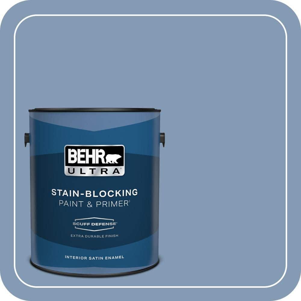 BEHR ULTRA 1 gal. #MQ5-51 Mystery Extra Durable Satin Enamel Interior Paint & Primer