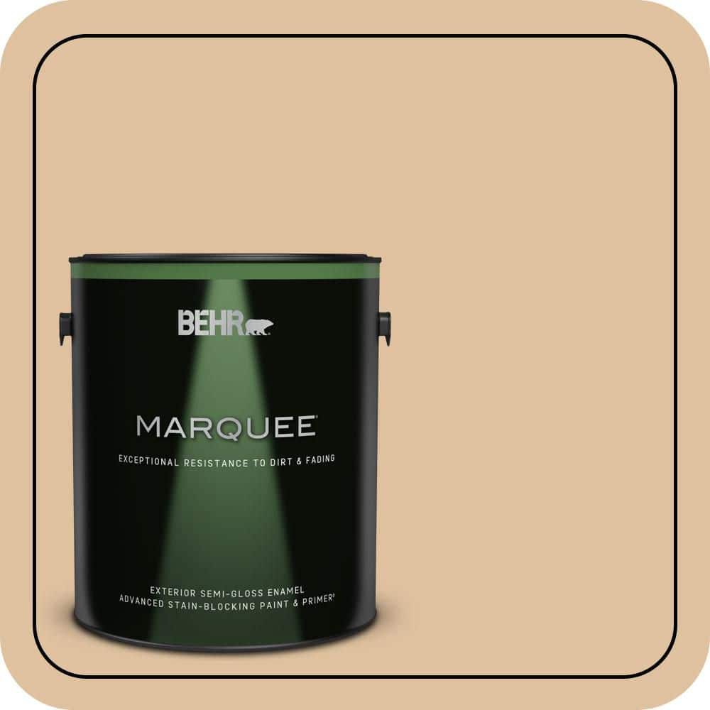 BEHR MARQUEE 1 gal. #S290-3 Slender Reed Semi-Gloss Enamel Exterior Paint & Primer