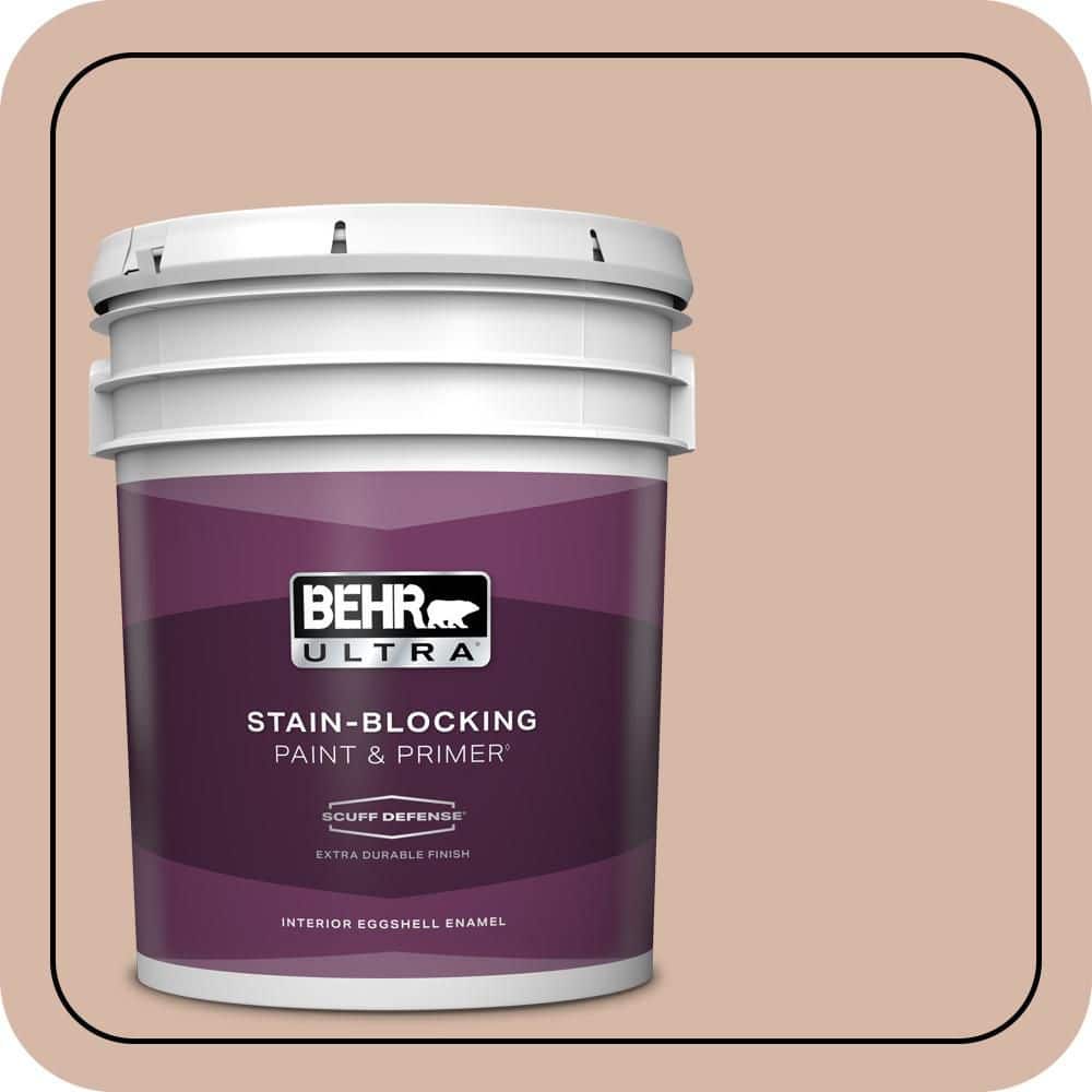 BEHR ULTRA 5 gal. #S190-3 Sedona Pink Extra Durable Eggshell Enamel Interior Paint & Primer