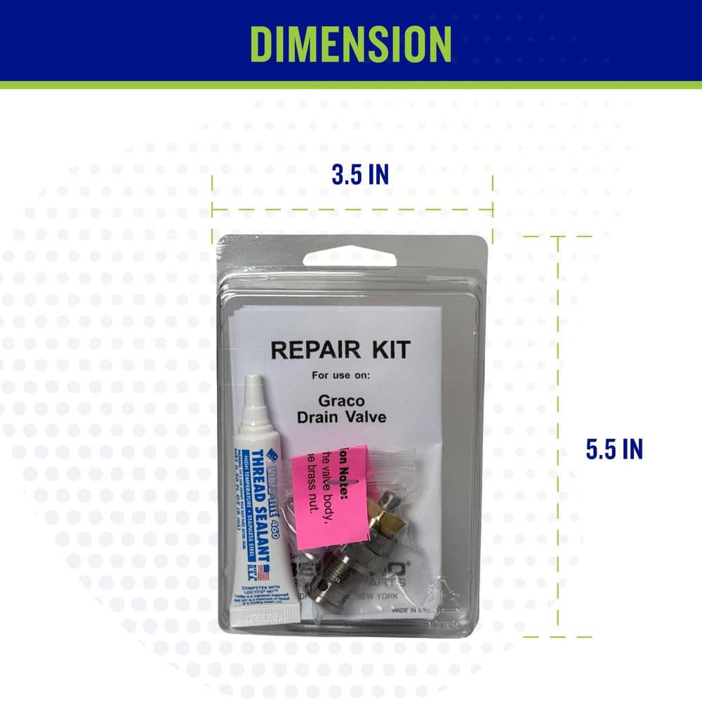 BEDFORD Drain Valve Paint Sprayer Filter Kit (2)