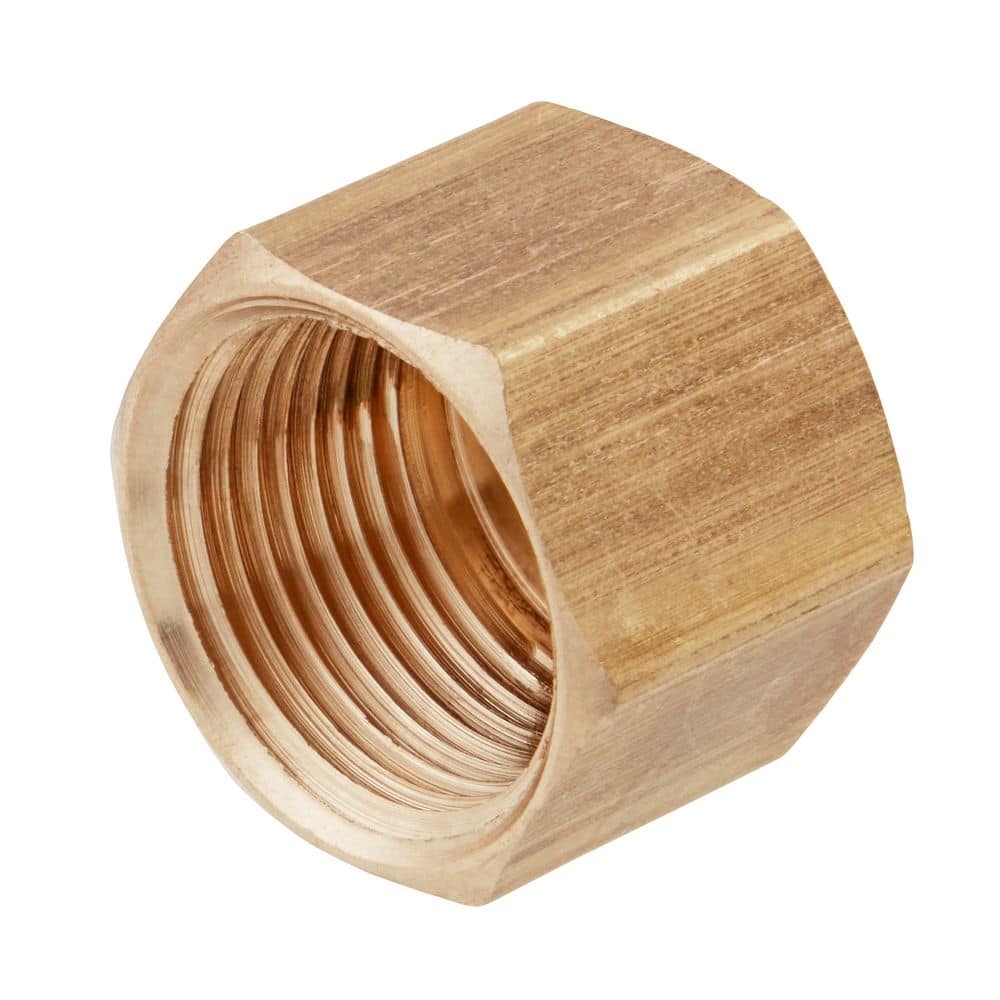Everbilt 3/8 in. FIP Brass Cap Fitting (1)