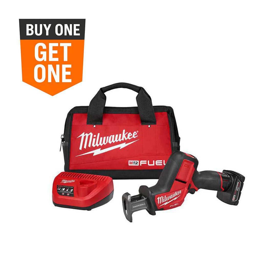 Milwaukee M12 FUEL 12V Lithium-Ion Brushless Cordless HACKZALL Reciprocating Saw (Tool-Only) (2)