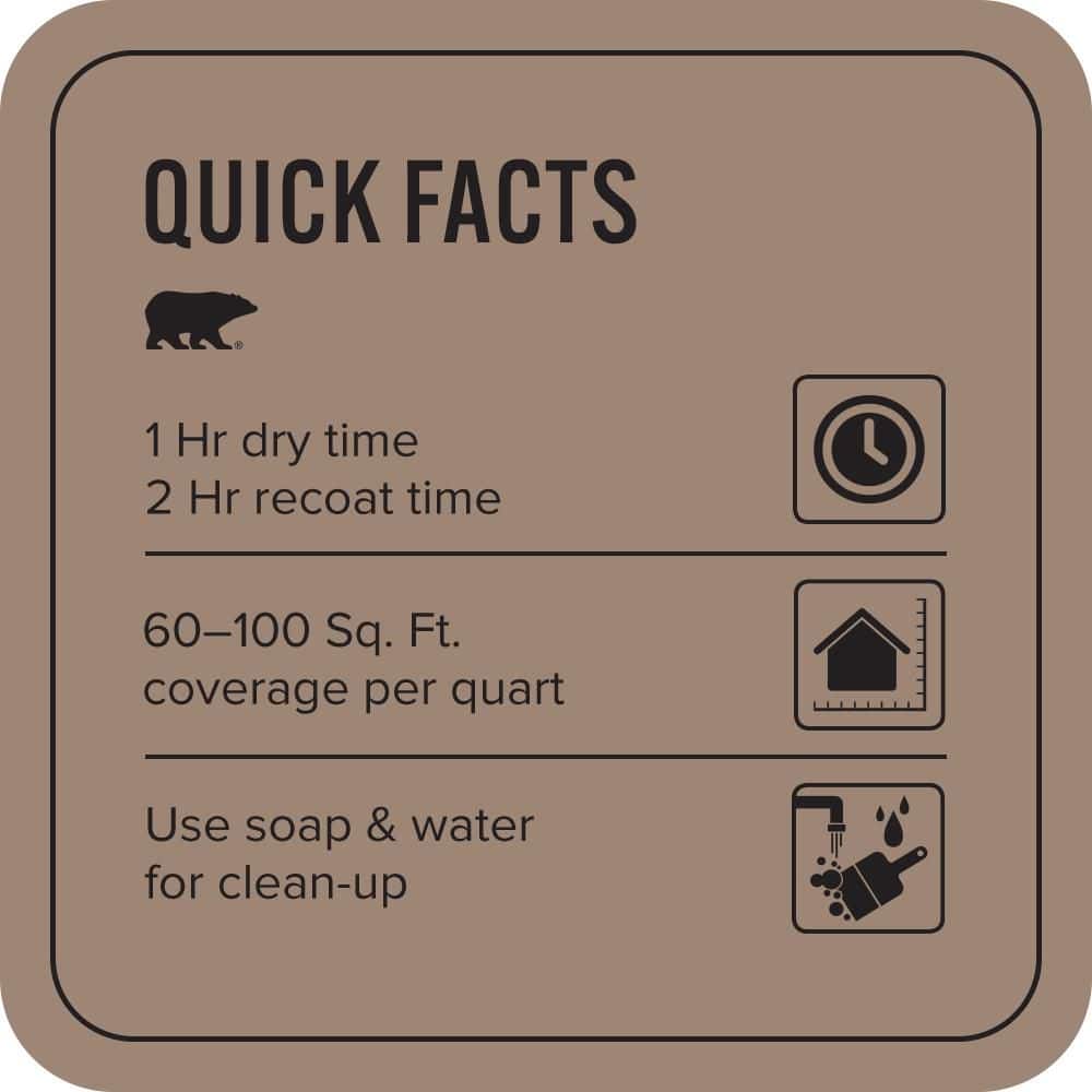 BEHR PREMIUM PLUS 1 qt. #PPU5-16 Earthnut Flat EcoMix Plant-Based Interior Paint & Primer (3)