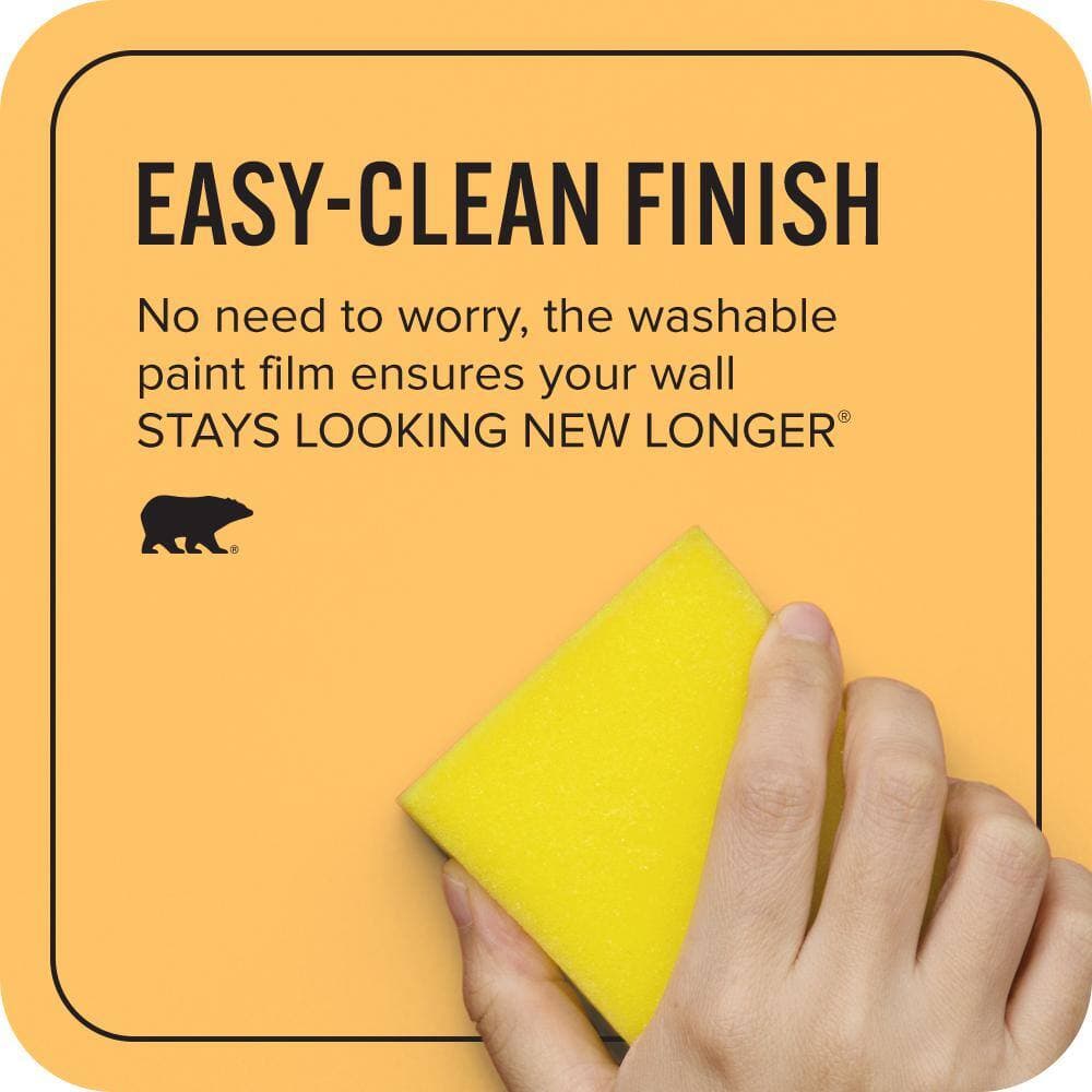 BEHR ULTRA 1 qt. #PPU6-06 Honey Locust Extra Durable Flat Interior Paint & Primer (4)