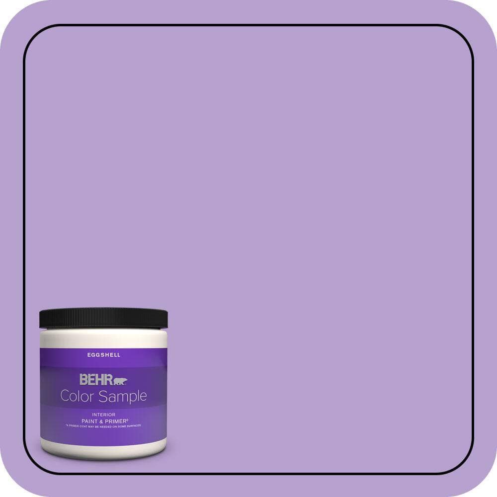 BEHR PREMIUM PLUS 8 oz. #P570-3 Flower Girl Eggshell Enamel Interior Paint & Primer Color Sample
