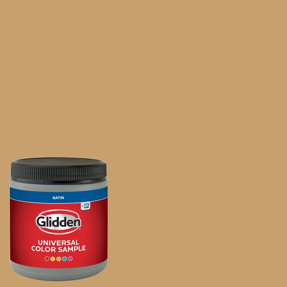 Glidden 8 oz. PPG1089-5 Bleached Maple Satin Interior Paint Sample